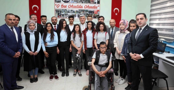 Muhsin Yazıcıoğlu Bilgisayar sınıfını hizmete açıldı