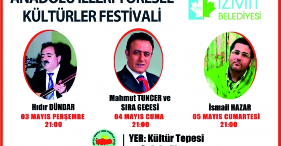 Yöresel Kültürler Festivali Kültür Tepesi'ne taşındı
