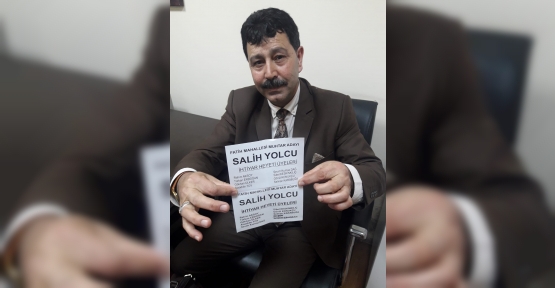 Salih Yolcu, “Kasıt yok  Hata var”