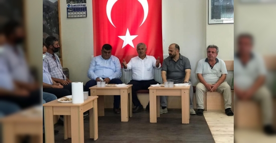 AK Partililer, Harmancık  Köyü Derneği’ni Ziyaret Etti