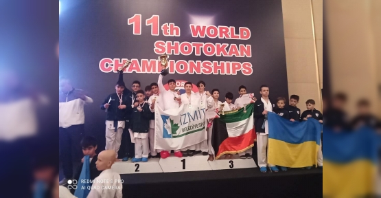 İzmit Belediyespor Karate Takımı Dünya Şampiyonu Oldu