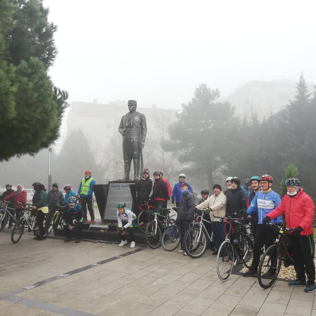 İzmit Belediyesinden Yahya Kaptan Anısına Bisiklet Turu