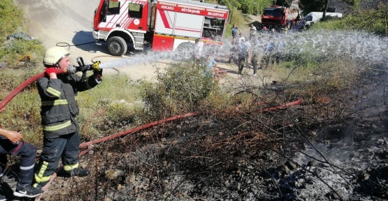 Çamlıtepe'de Yangın