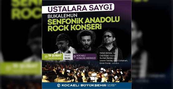 Büyükşehir’den Anadolu Rock’un Ustalarına Saygı Konseri