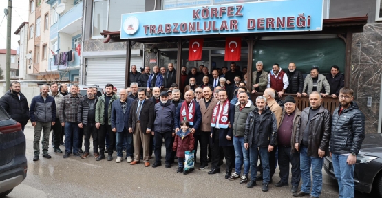 Trabzonlular Başkan Söğüt’ü Ağırladı