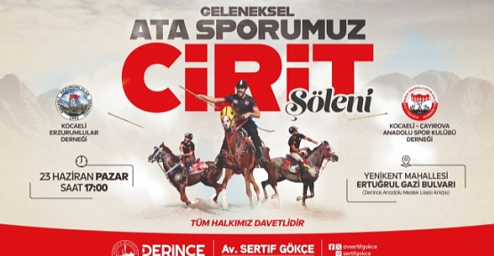 Derince'de Cirit Şöleni