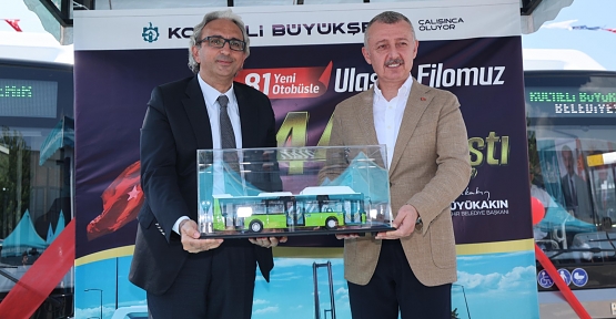 50 Yeni Otobüs Kocaelilere Hizmet İçin Yollarda