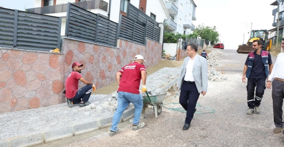 Başkan Gökçe Çalışmaları Yerinde İnceledi