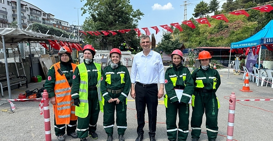 Kocaeli'nin İlk, Türkiye'nin 2. Akredite Kadın Arama Kurtarma Ekibi