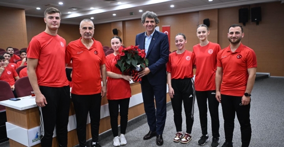 Başkan Kocaman Milli Sporculara Başarılar Diledi