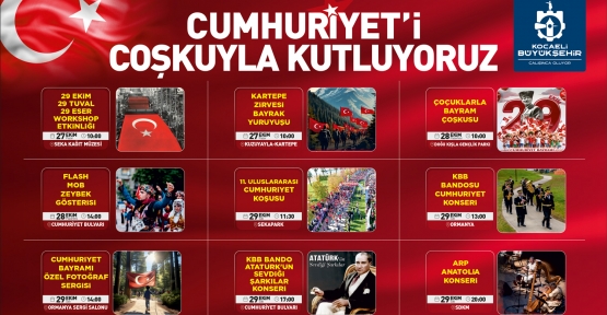 CUMHURİYET’İN 101. YILI DOYA DOYA KUTLANACAK