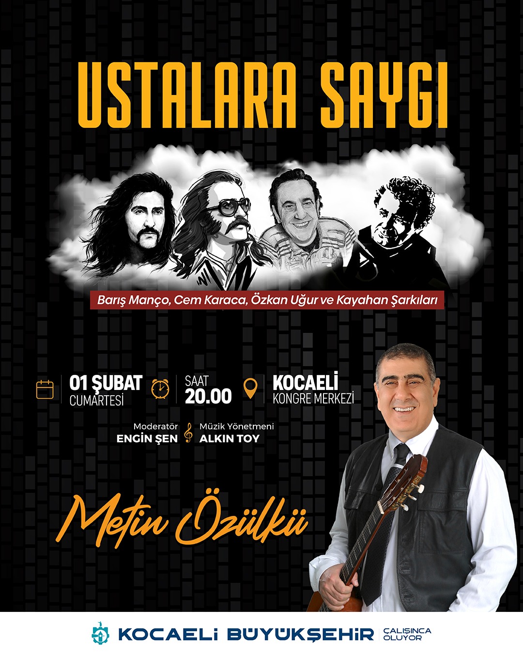 Büyükşehir’den “Ustalara Saygı” Konseri