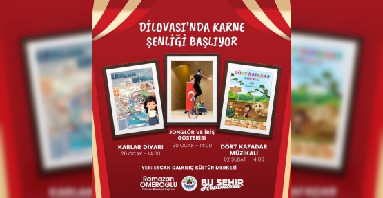 Dilovası'nda Karne Şenliği Başlıyor