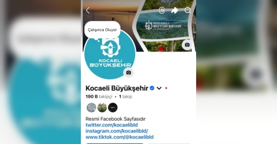 Kocaeli Büyükşehir, Sosyal Medyada da Zirvede