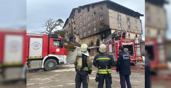 Kocaeli İtfaiyesi, Otel Yangınında Aktif Görev Aldı