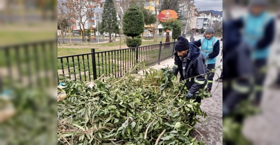 Körfez’de Yeşil Alanlar Bakım Altında