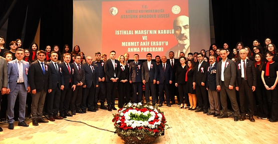 Körfez’de İstiklal Marşı’nın 104. Yılı Kutlandı