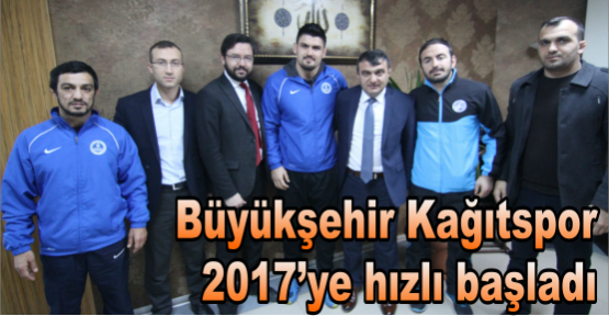 Büyükşehir Kağıtspor 2017’ye hızlı başladı
