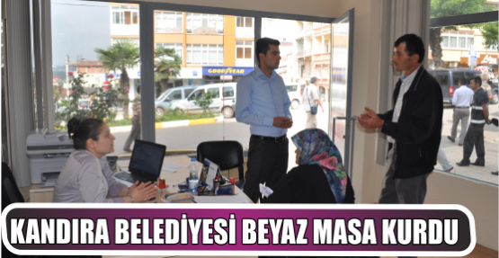 KANDIRA BELEDİYESİ  BEYAZ MASA KURDU