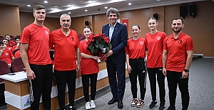 Başkan Kocaman Milli Sporculara Başarılar Diledi