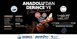 Anadolu’dan Derince’ye  Kültür Buluşması