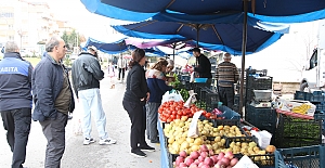 Çınarlı Semt Pazarı  Yeni Yerine Taşındı